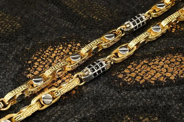 Bullet Versace Gold Bullet Chains Collections Medusa Jewelry