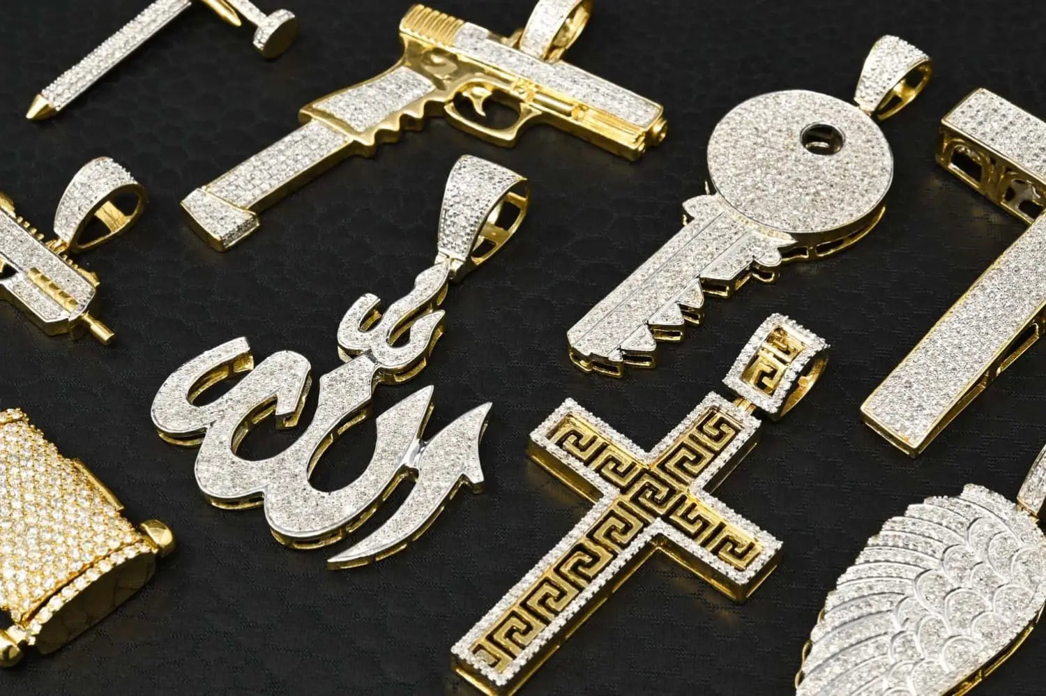 Colgantes de diamantes