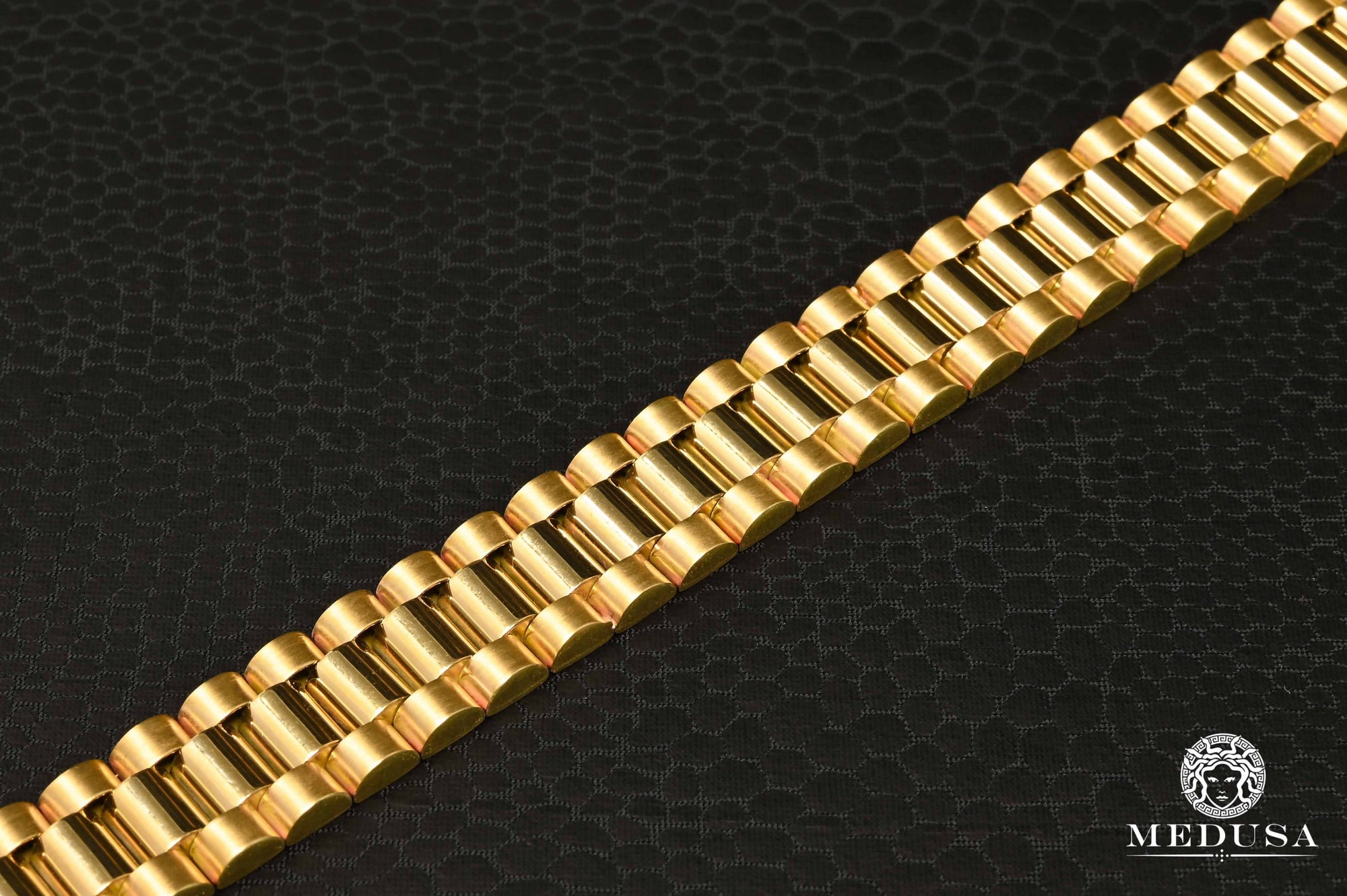 Pulsera de oro de 10 quilates Pulsera para hombre de la pulsera