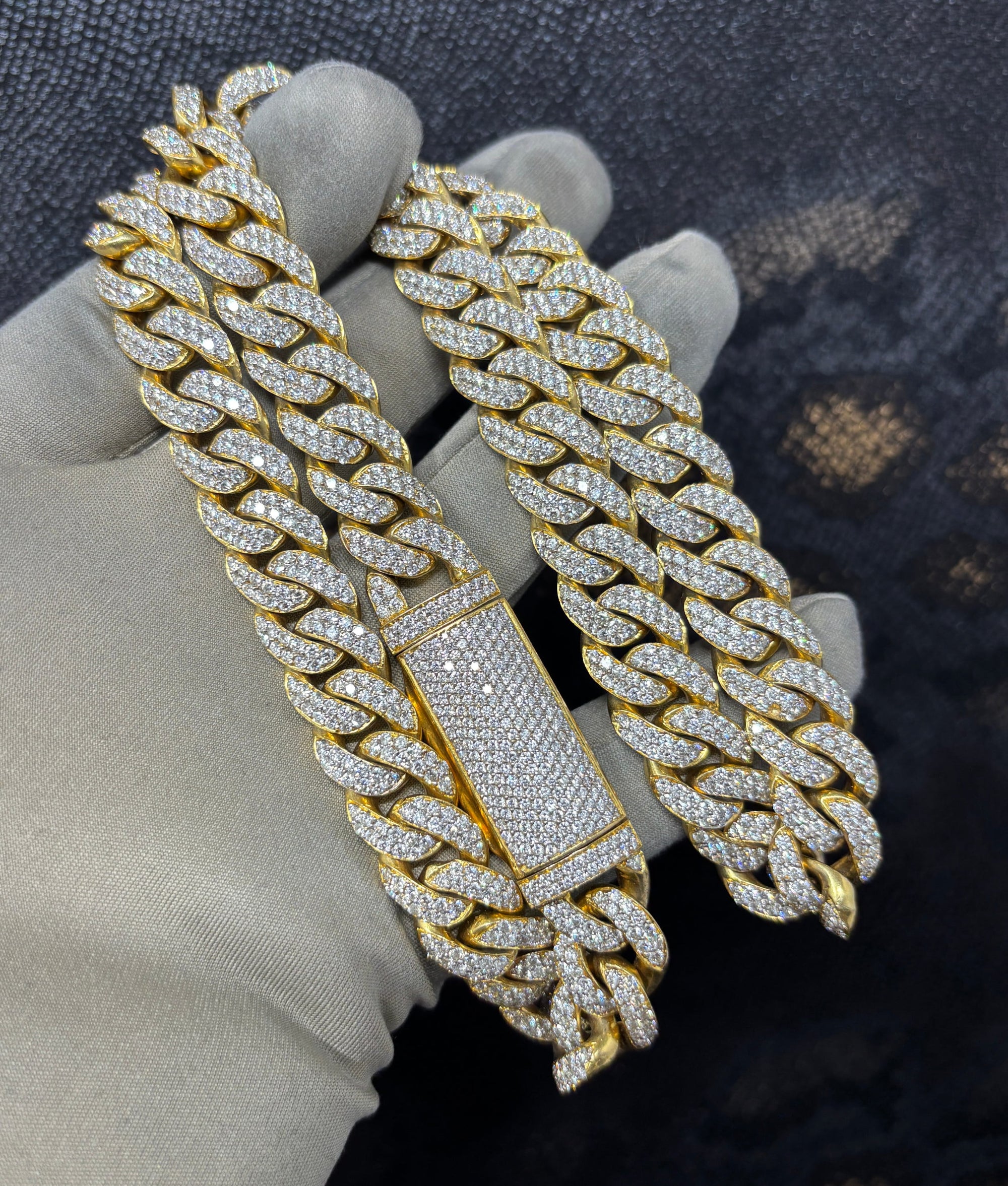 Bijoux Liquidation | Neuf 13mm cuban diamant