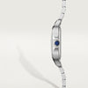 Reloj Cartier | Reloj Cartier Santos de acero inoxidable azul de 36 mm para hombre