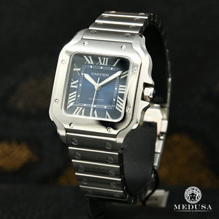 36mm Cartier Santos Azul - Inoxidable