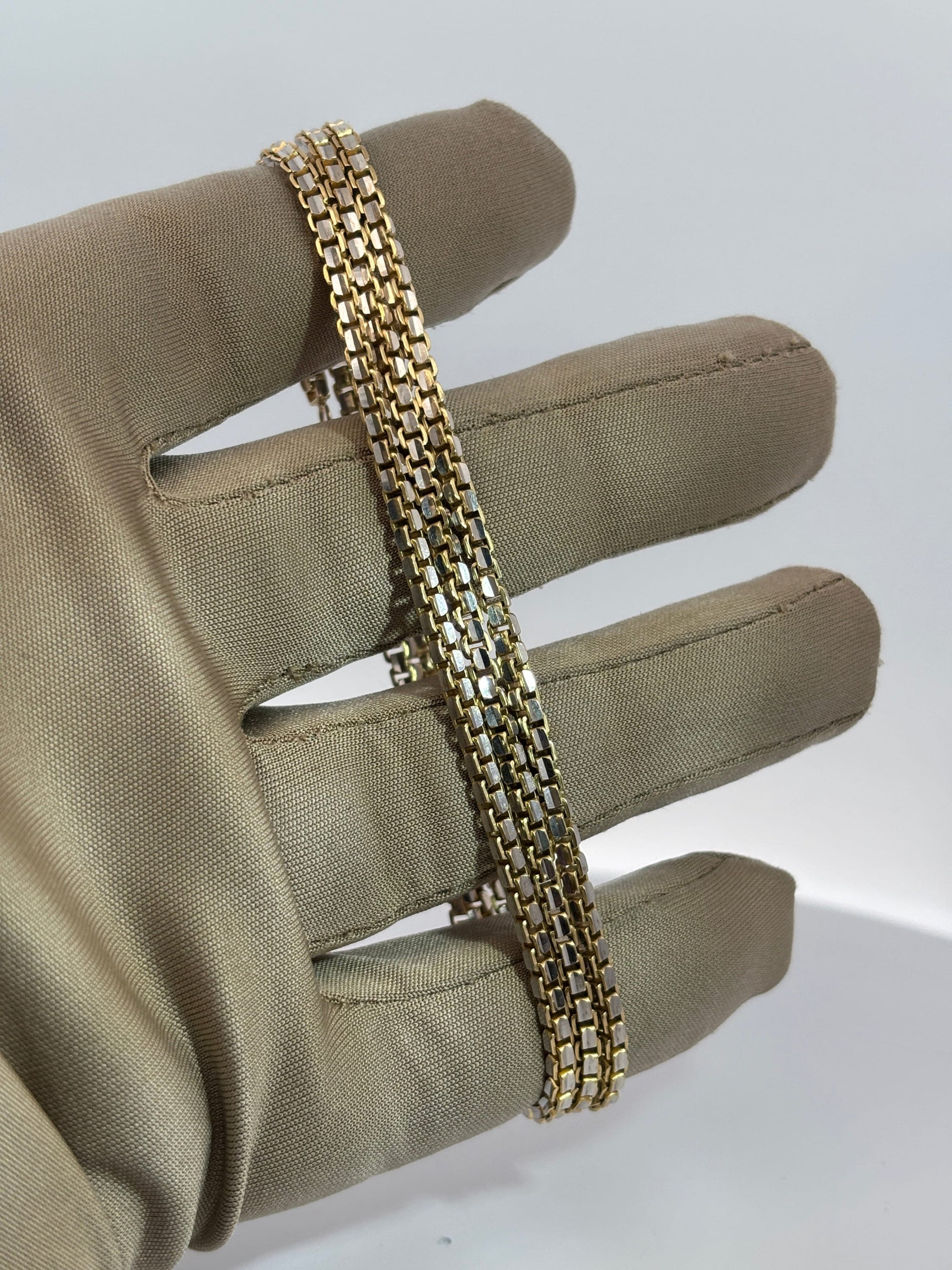 Bijoux Liquidation | Remise à Neuf 3mm box chain diamnod cut