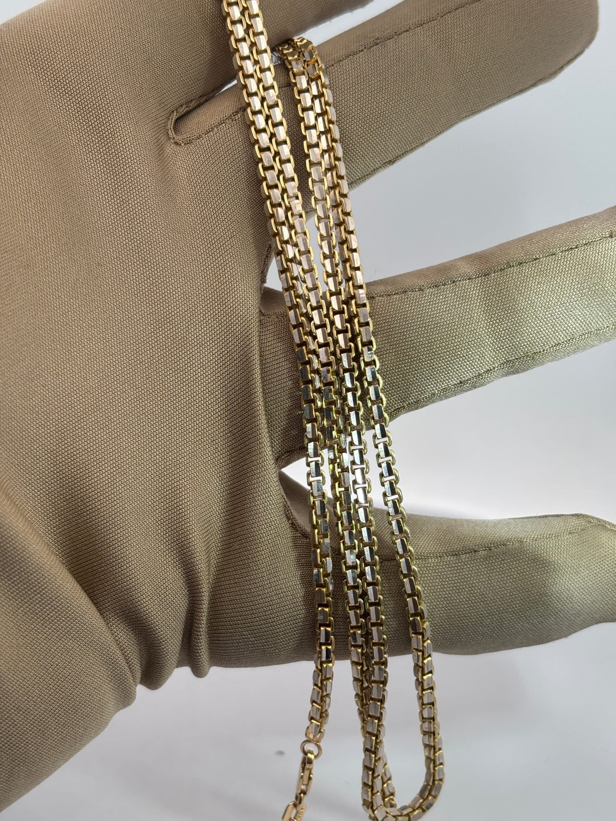 Bijoux Liquidation | Remise à Neuf 3mm box chain diamnod cut