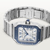 Montre Cartier | Montre Homme 40mm Cartier Santos 100 XL - Blue Bezel Stainless