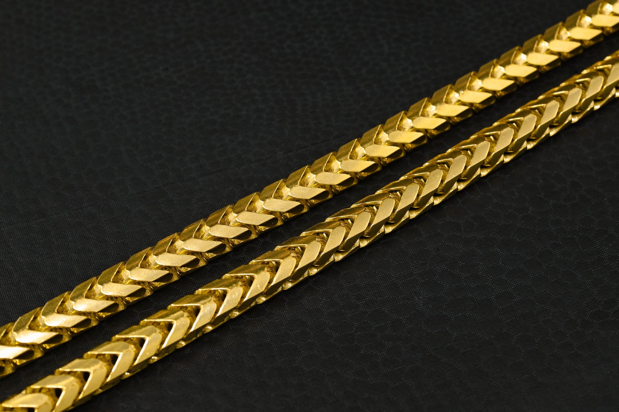 Chaîne en Or 10K | Chaîne 6mm Franco Solid