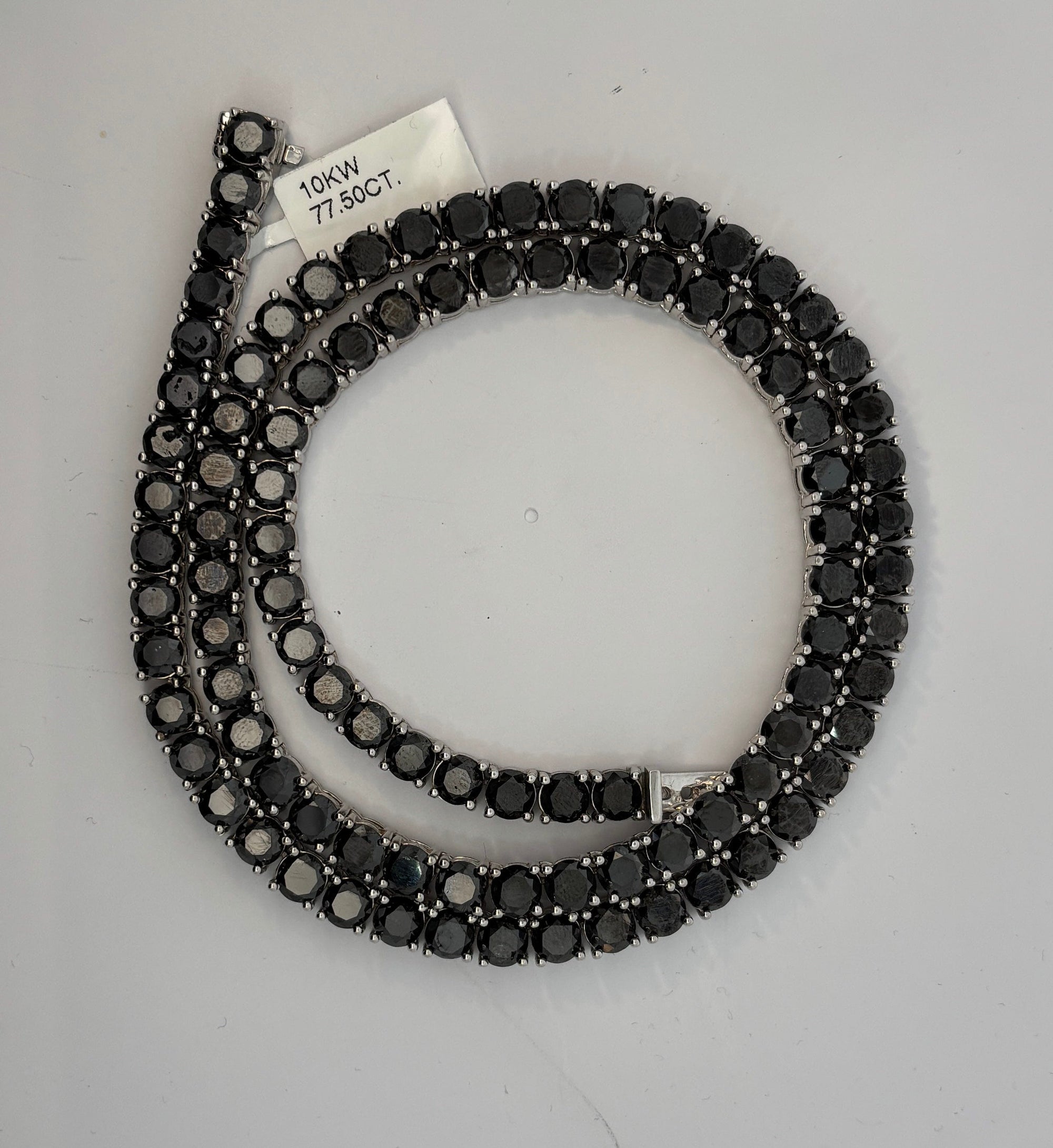 Bijoux Liquidation | Neuf 6mm Tennis diamant noir