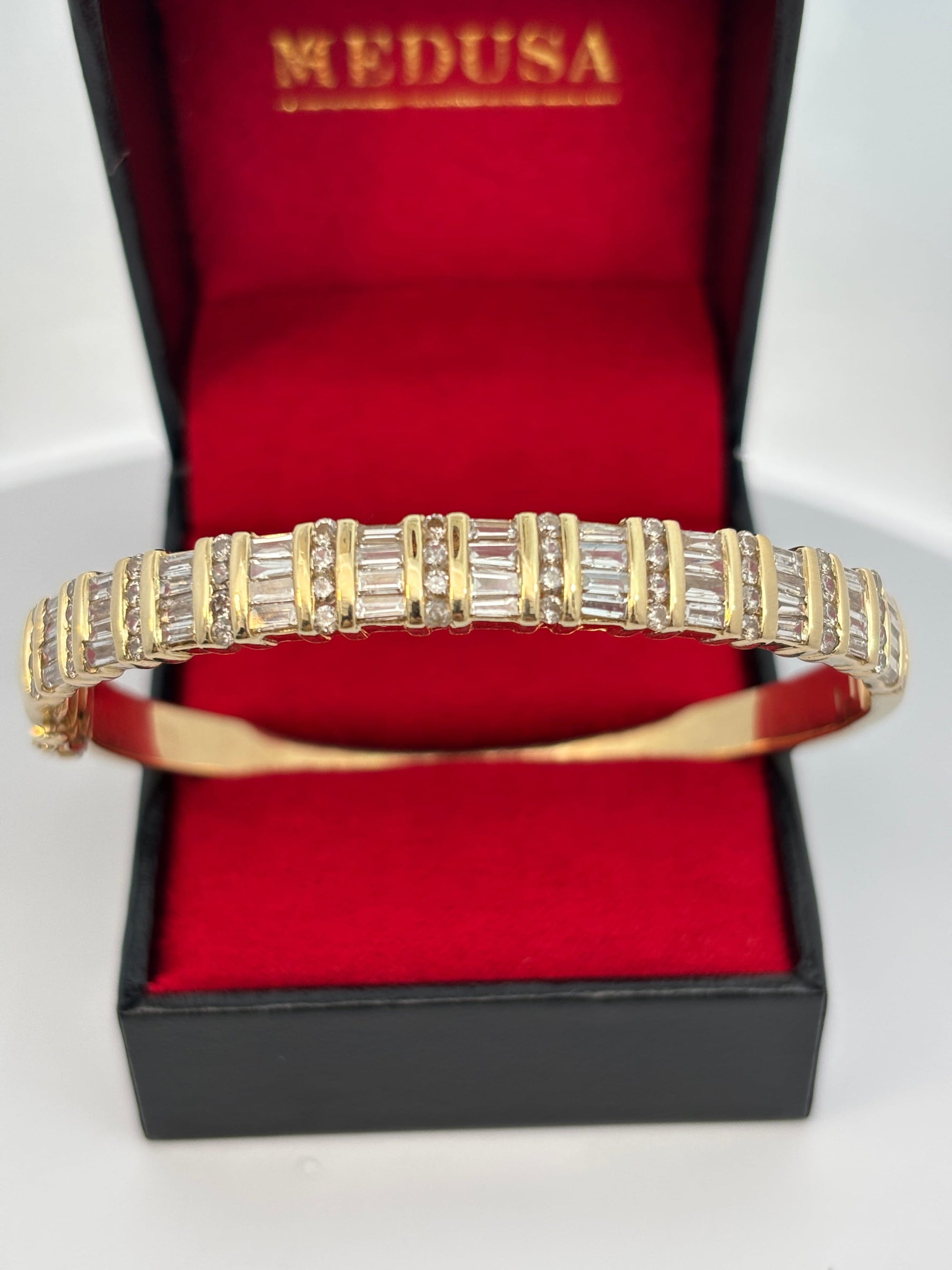 Bijoux Seconde Main | Remise à Neuf 7mm bracelet Bangle diamant