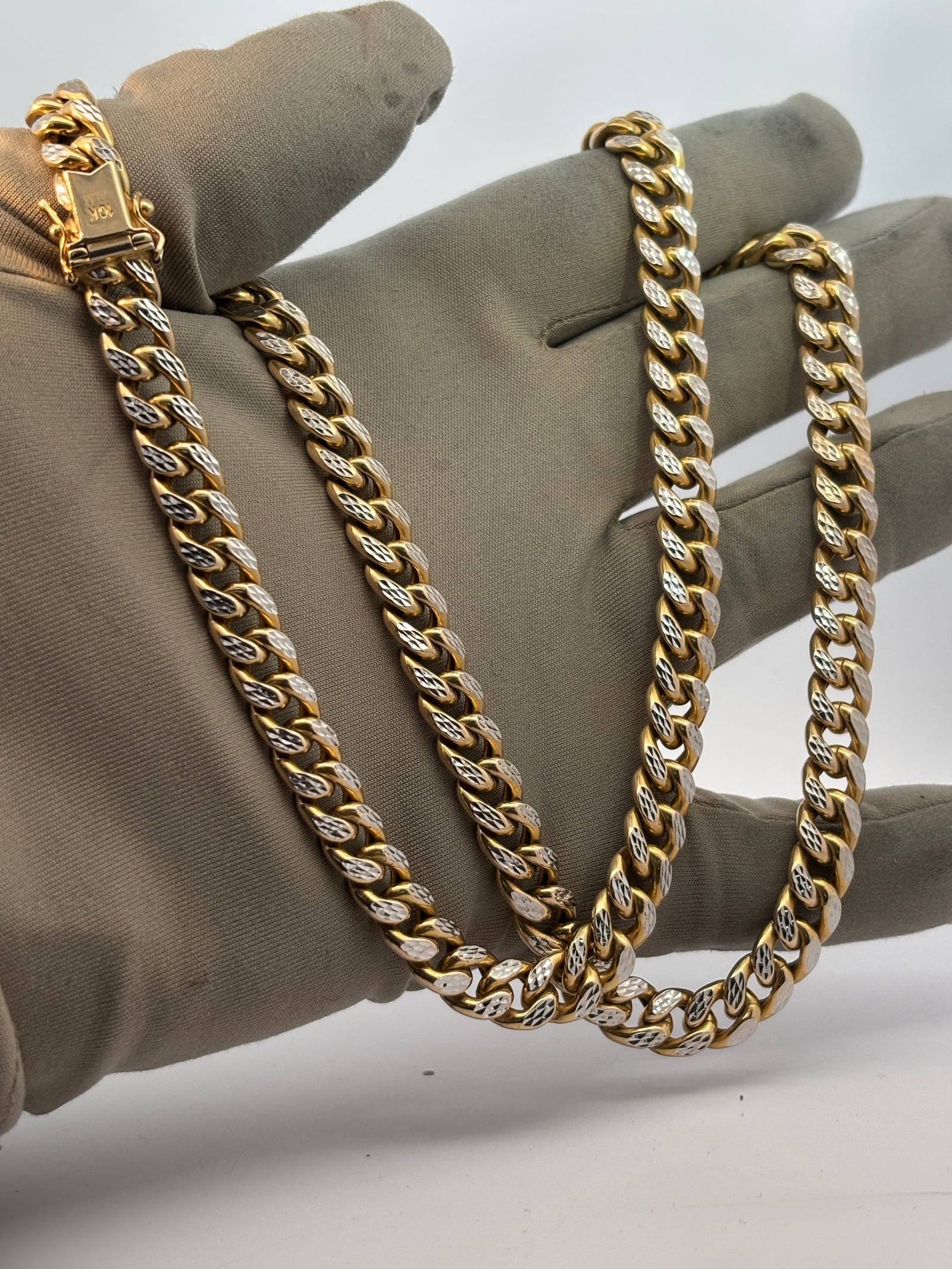 8.5mm Cuban link diamond cut