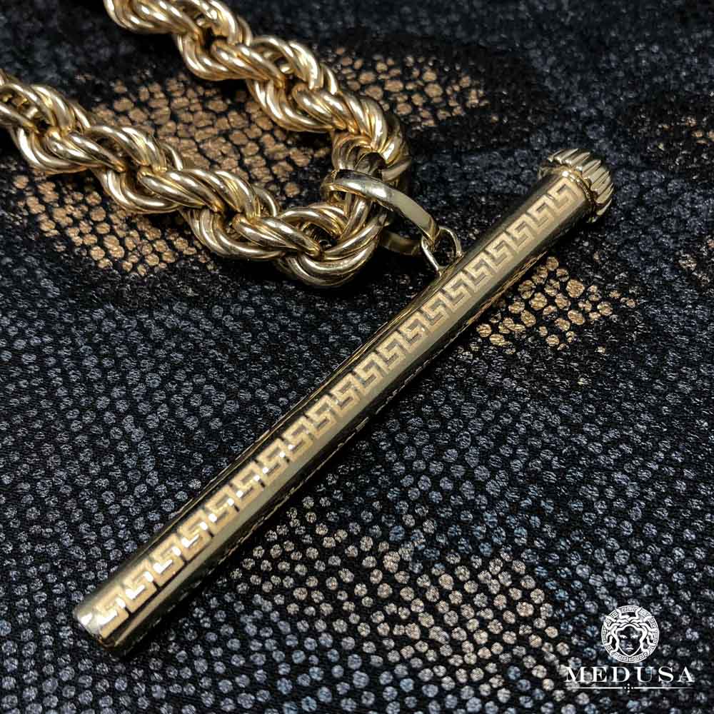 Sniffeur de Coke en Or Jaune 10K