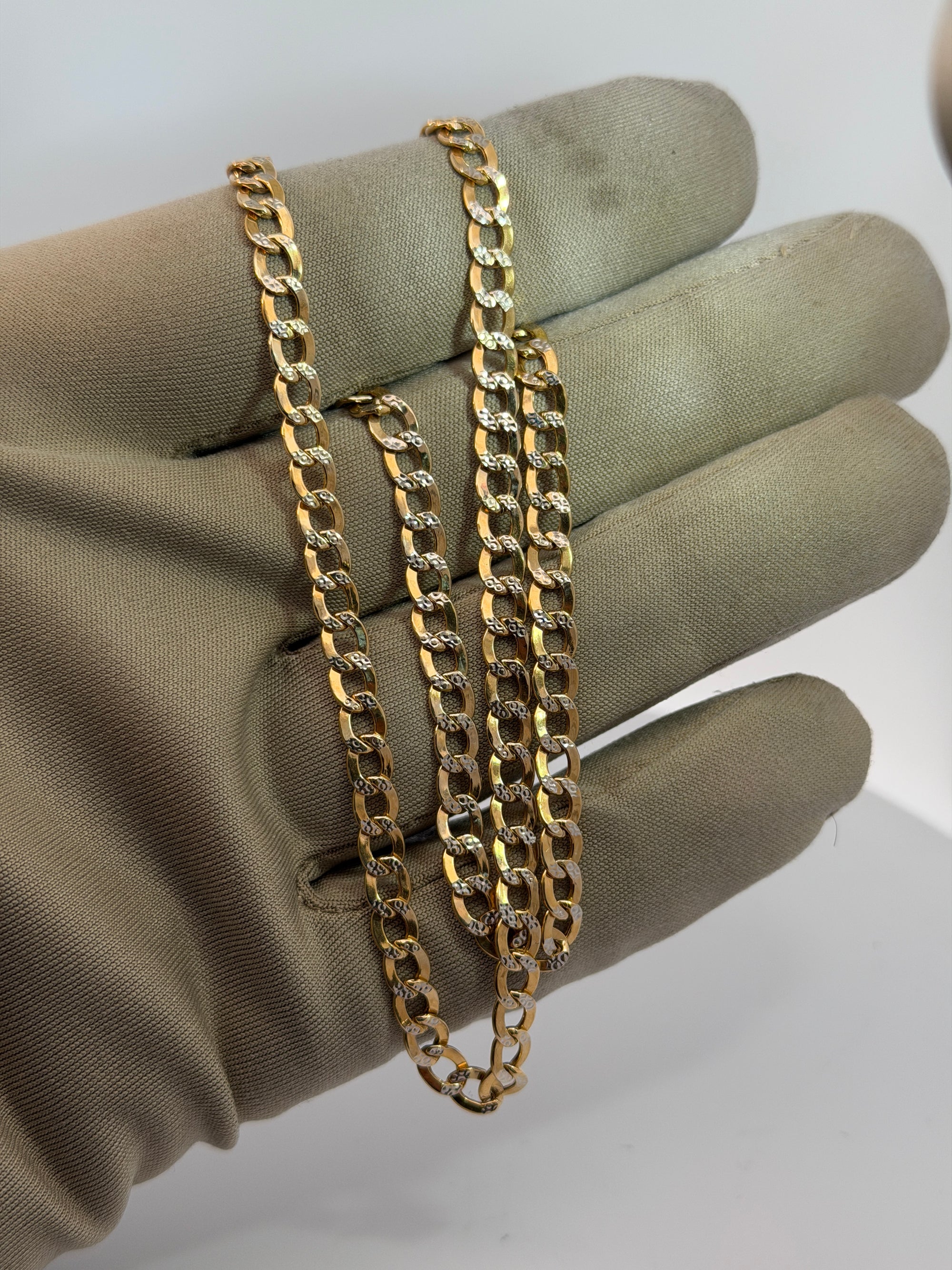 4.5mm Crub link diamond cut