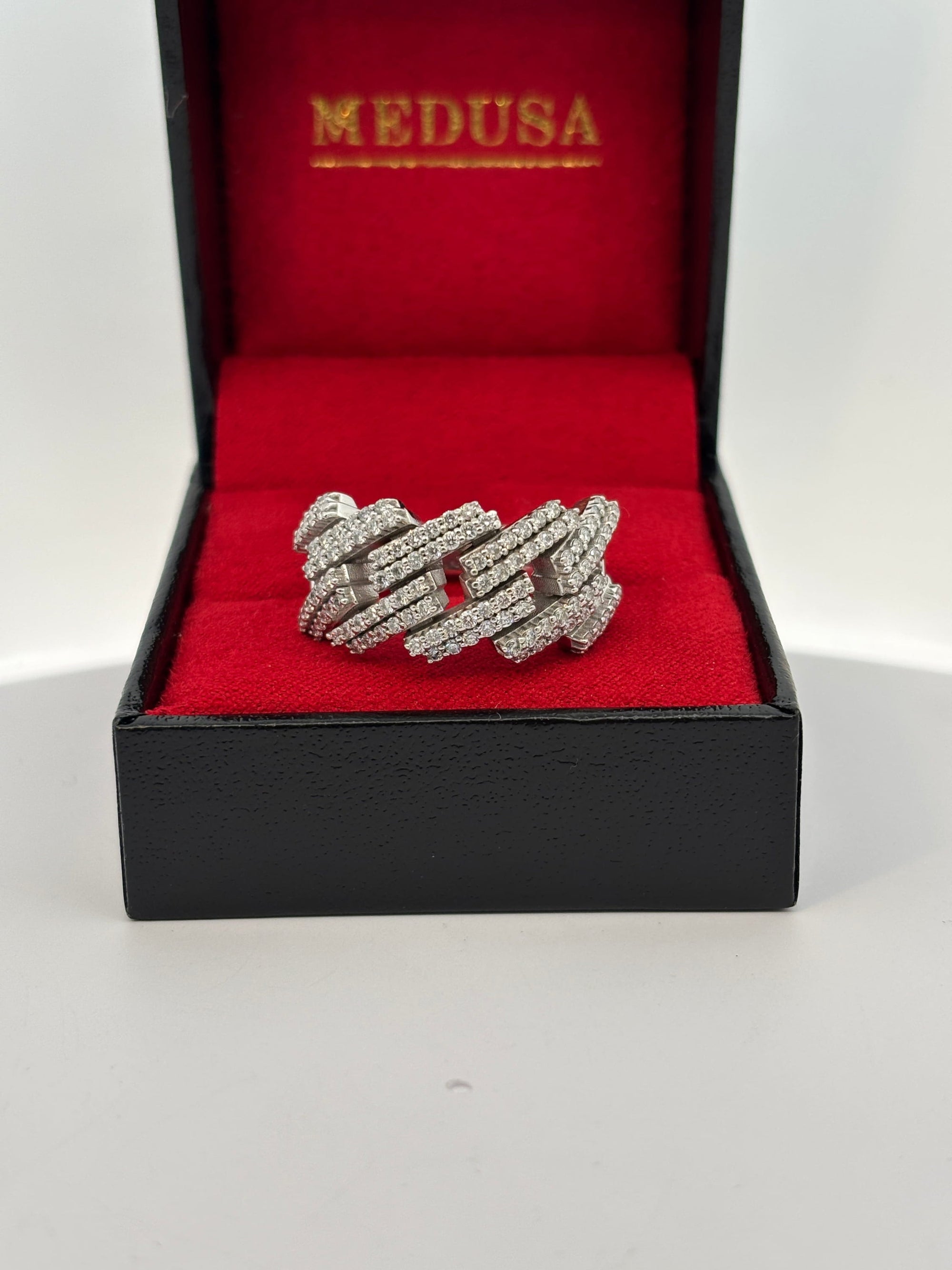 Bijoux Liquidation | Remise à Neuf Bague Cuban diamant