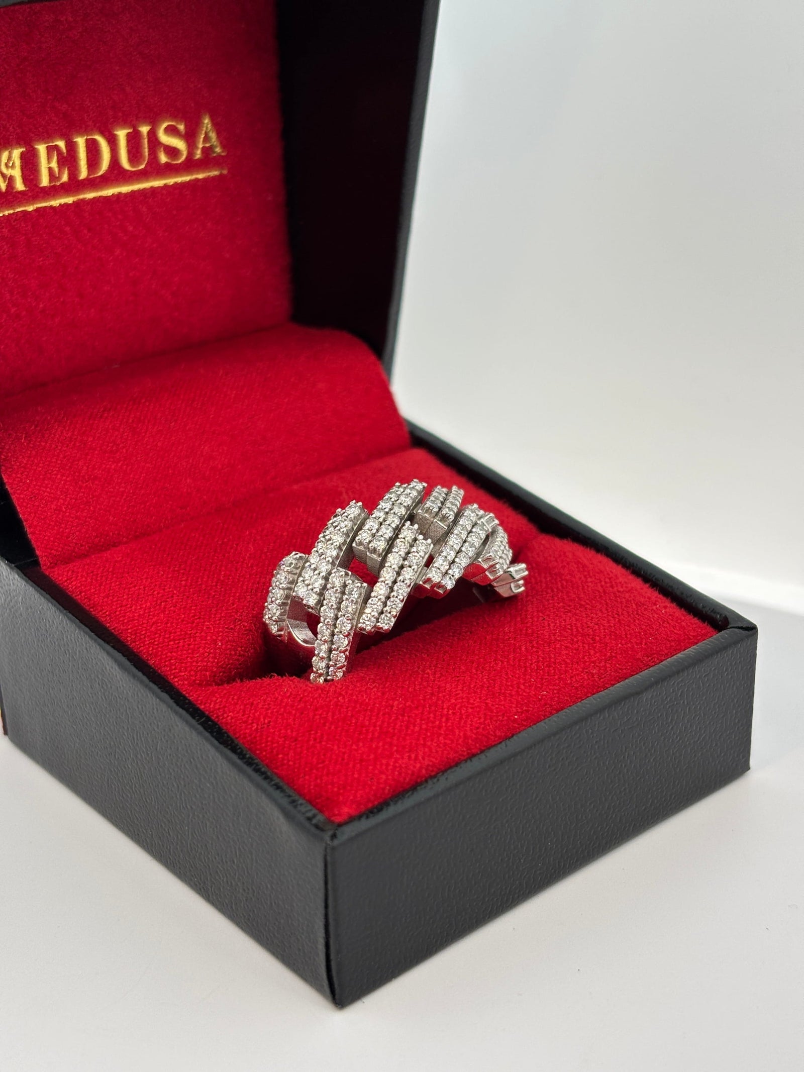 Bijoux Liquidation | Remise à Neuf Bague Cuban diamant