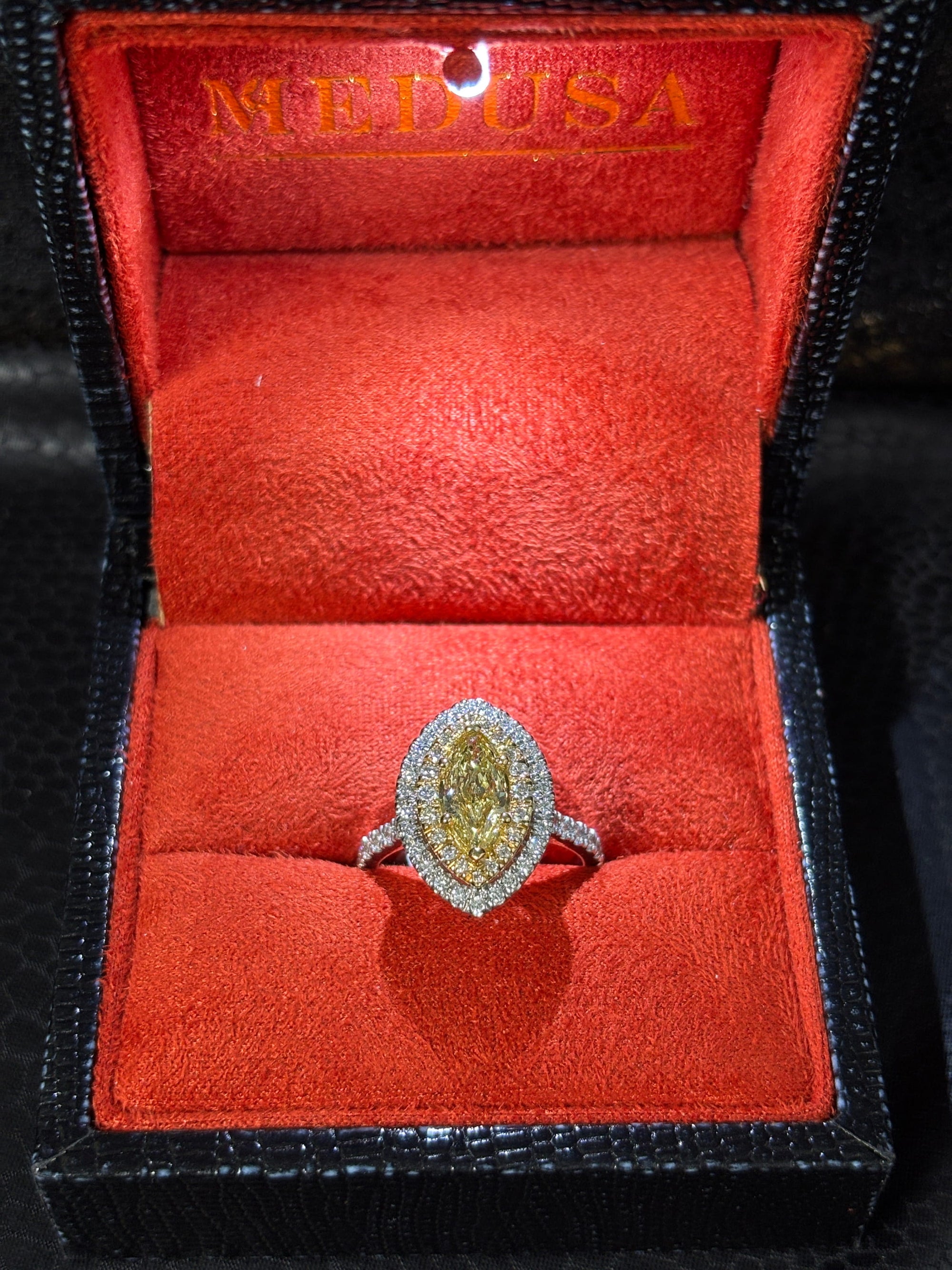 Bijoux Liquidation | Neuf Bague Marquise Canary (CBE8)