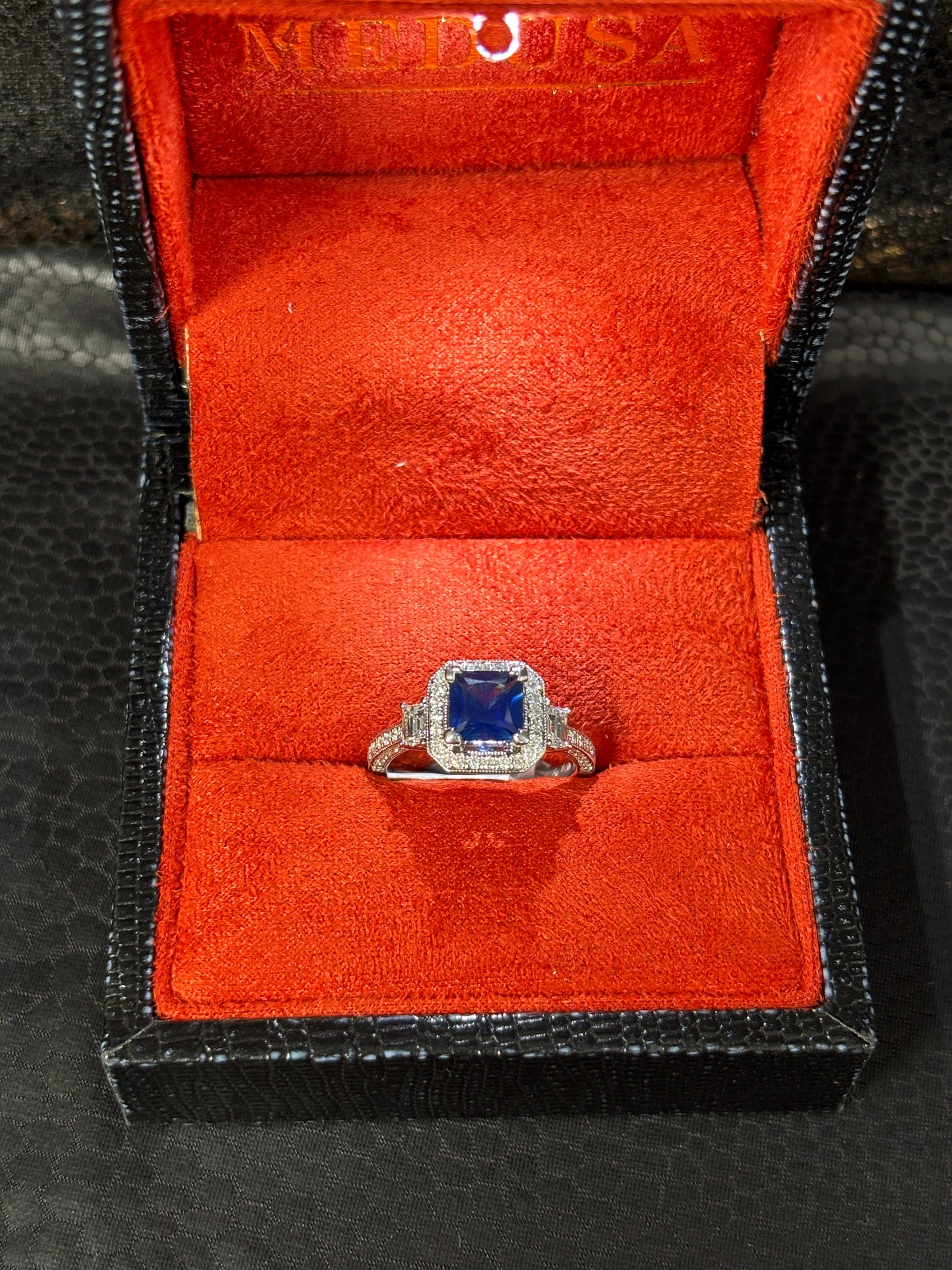 Bijoux Liquidation | Neuf Bague Saphir (CBE43)