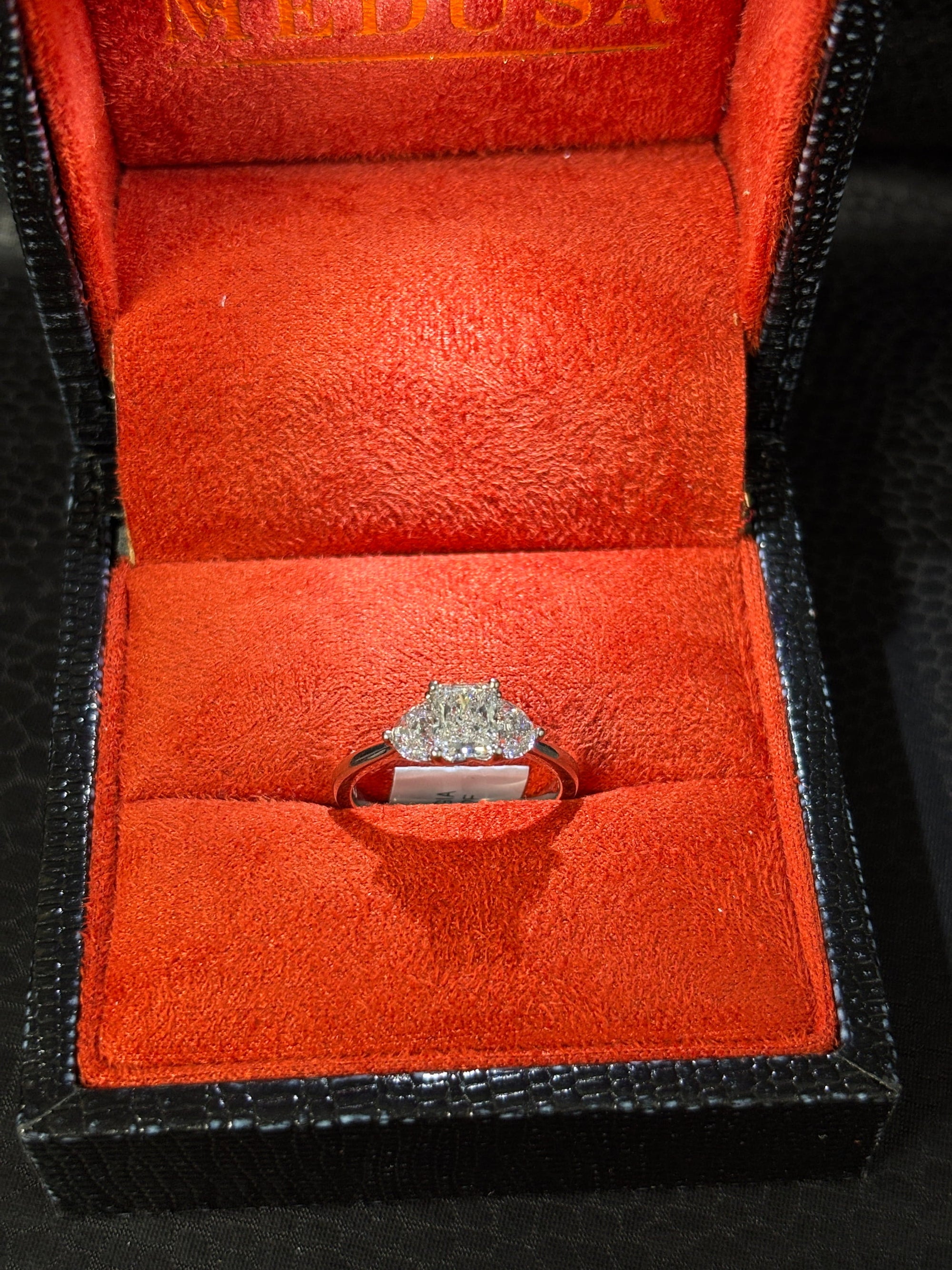 Bijoux Liquidation | Neuf Bague Square Cut Diamant (CBE2)