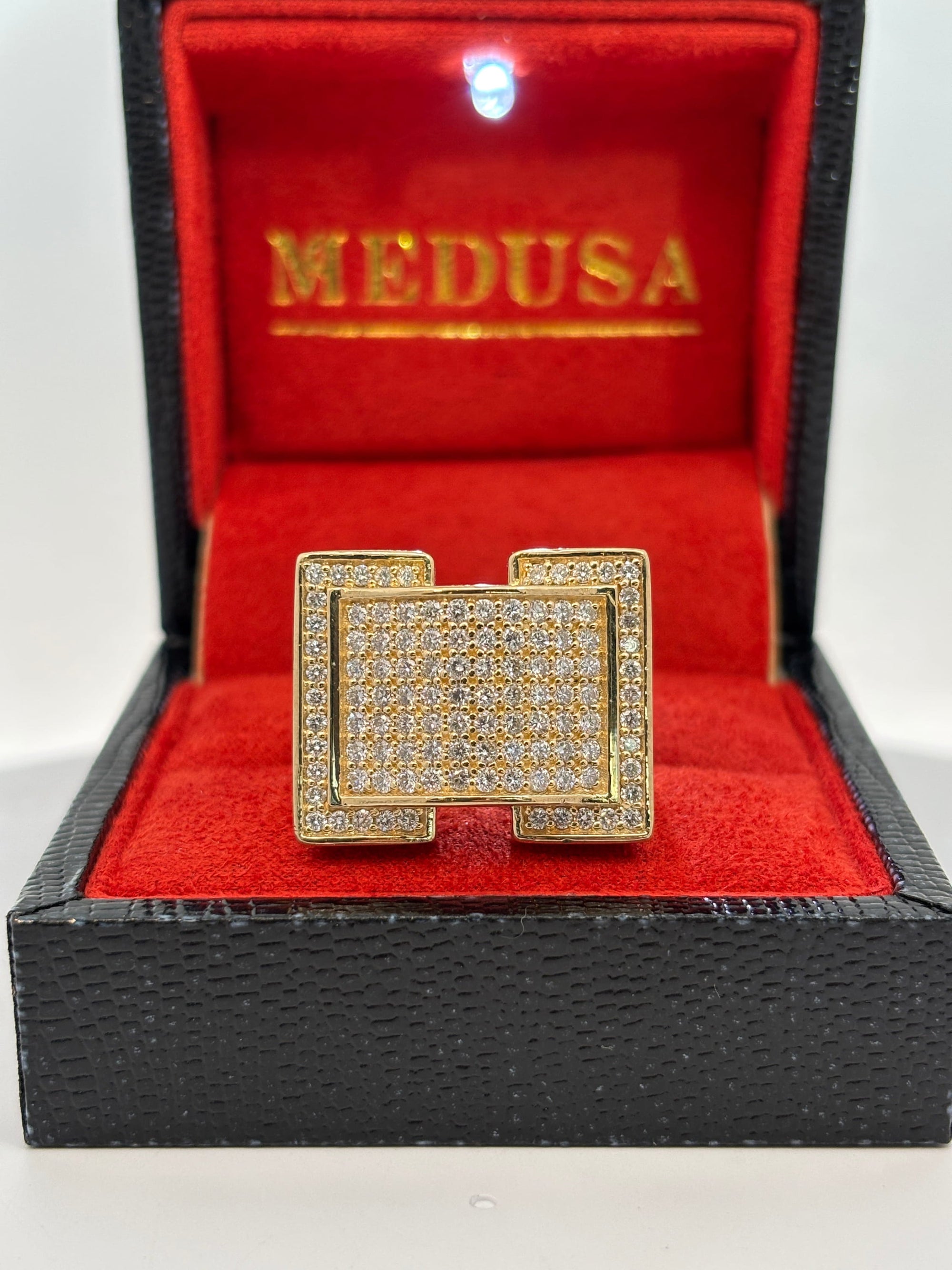 Bijoux Liquidation | Neuf Bague Square Diamant