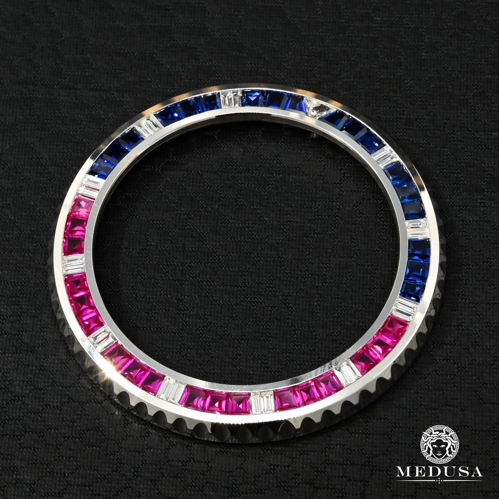 Montre Rolex | Montre Homme Bezel Diamond Submariner/GMT - Pepsi Pepsi / Stainless