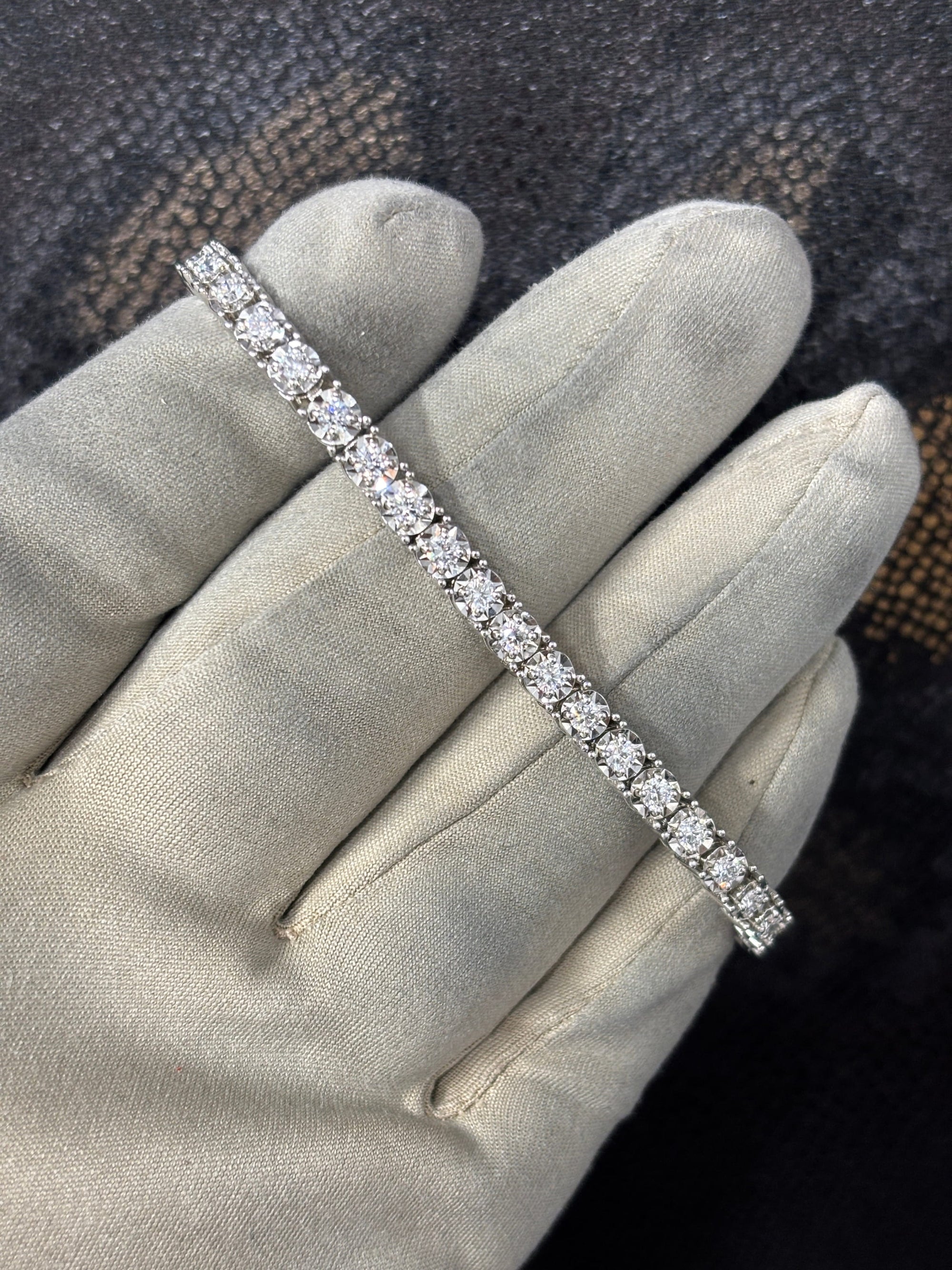 Bijoux Liquidation | Neuf Bracelet 4.5mm Tennis LAB (CB)