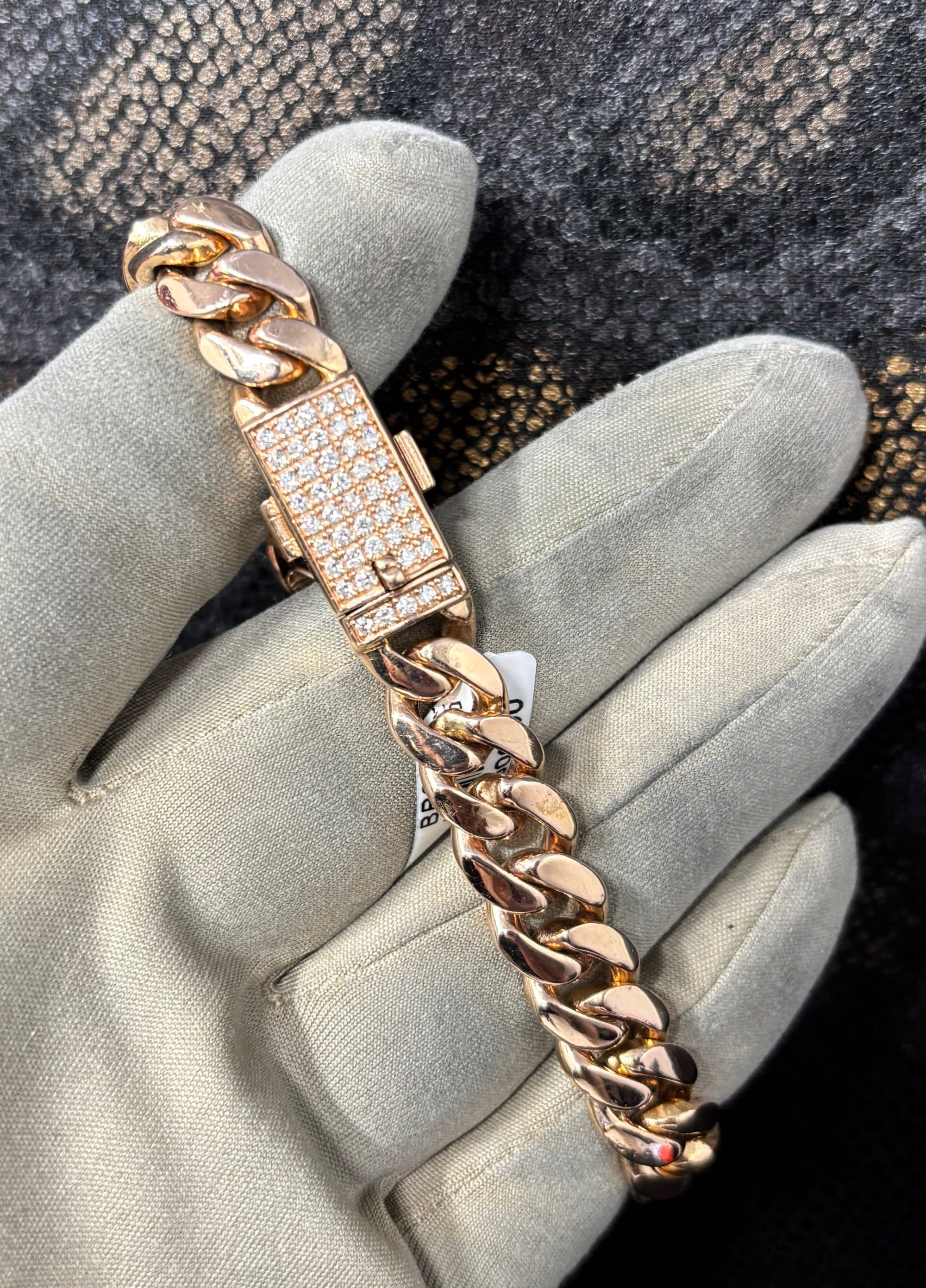 Bijoux Liquidation | Neuf Bracelet Cuban Diamond Lock (SB9)