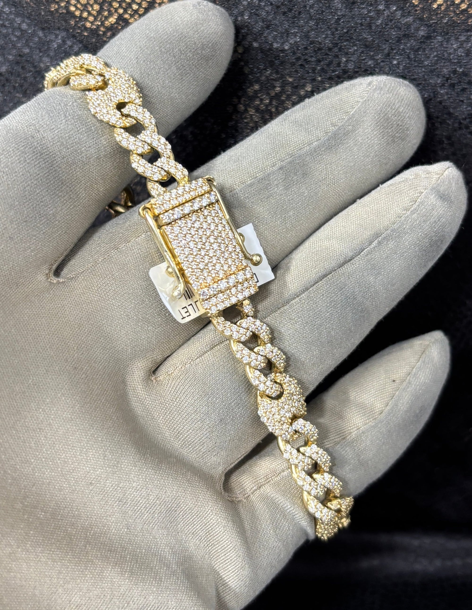 Bijoux Liquidation | Neuf Bracelet Gucci Cuban Diamant (SB11)