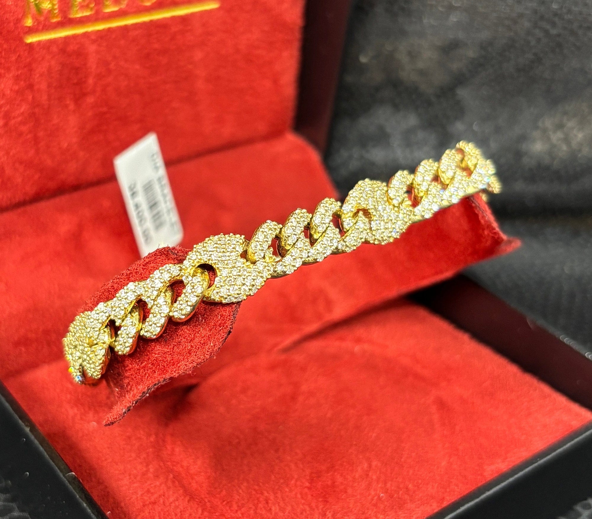 Bijoux Liquidation | Neuf Bracelet Gucci Cuban Diamant (SB11)