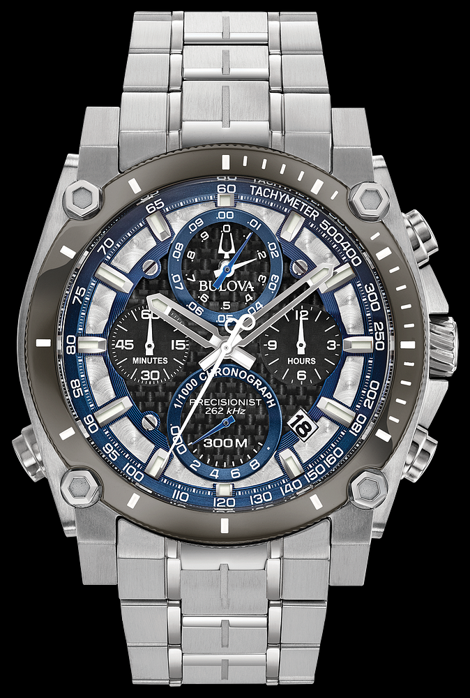 Montre Bulova | Montre Homme Bulova Precisionist - 98B316 Stainless