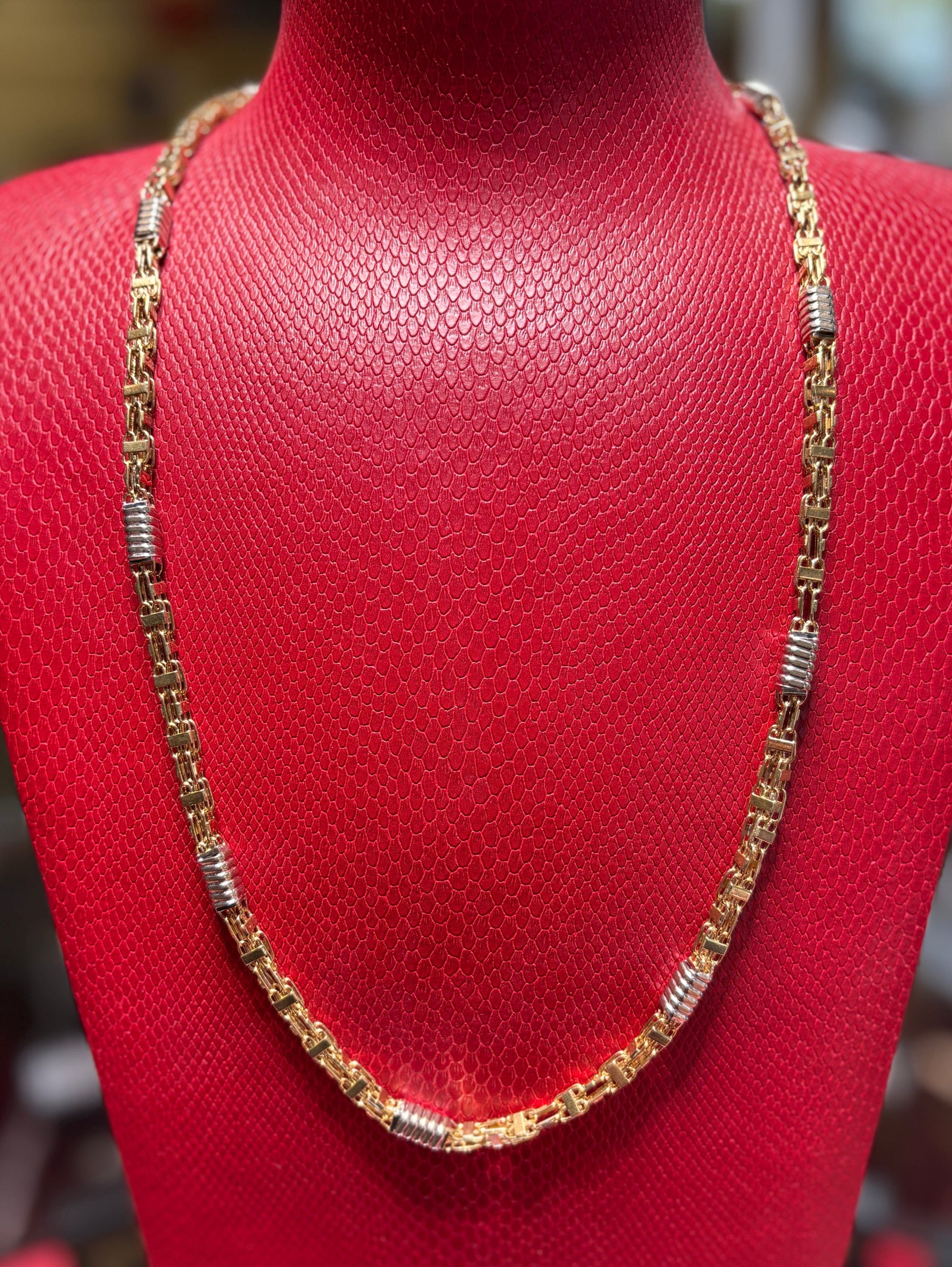 Bijoux Seconde Main | Remise à Neuf Chaine 7mm Fancy Barrel Link