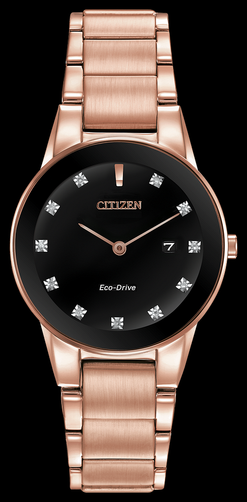 Montre Citizen | Montre Femme Citizen Axiom GA1058-59Q Or Rose