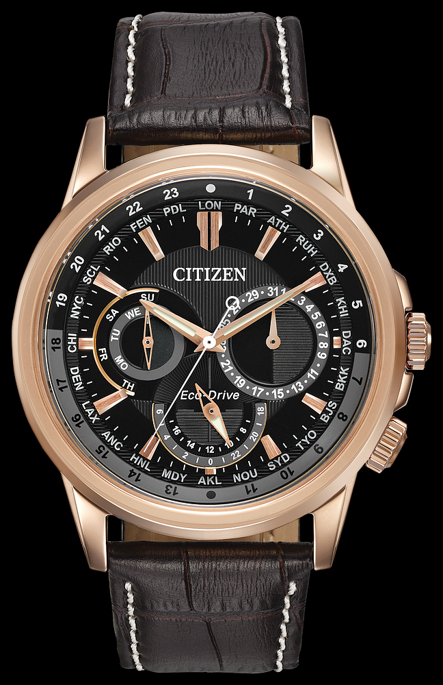 Montre Citizen | Montre Homme Citizen Calendrier BU2023-04E Or Rose