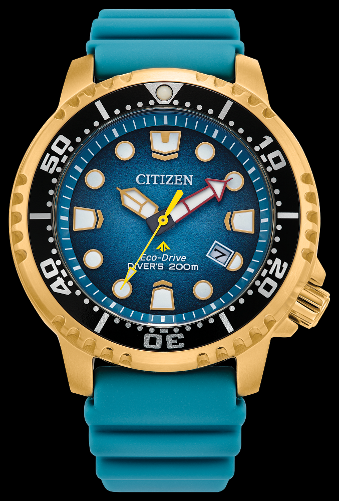Montre Citizen | Montre Homme Citizen Promaster Dive BN0162-02X Or Jaune