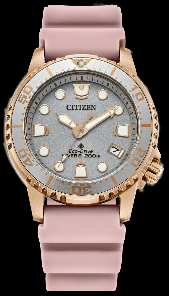 Montre Citizen | Montre Femme Citizen Promaster Dive EO2023-00A Or Rose