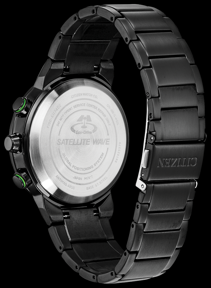 Montre Citizen | Montre Homme Citizen Satellite Wave GPS Freedom CC3035-50E Or Noir