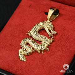 10K Gold Pendant | Dragon X3 Various Pendants | Medusa Jewelry
