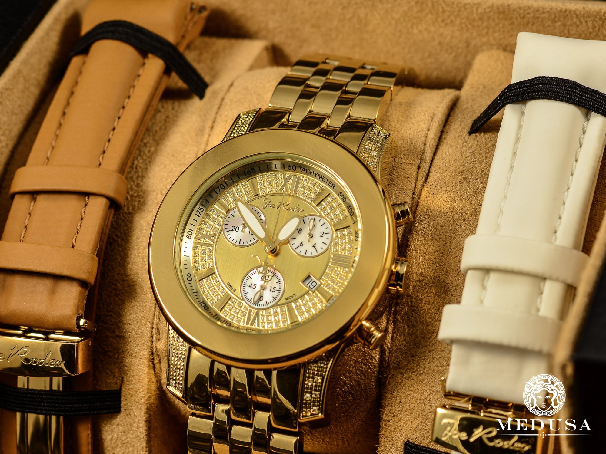 Bijoux Medusa | Montre Homme Joe Rodeo 2000 - J2031 Or Jaune