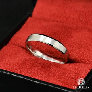 Ring H17 White Gold - MED100-4  - 6 / White Gold