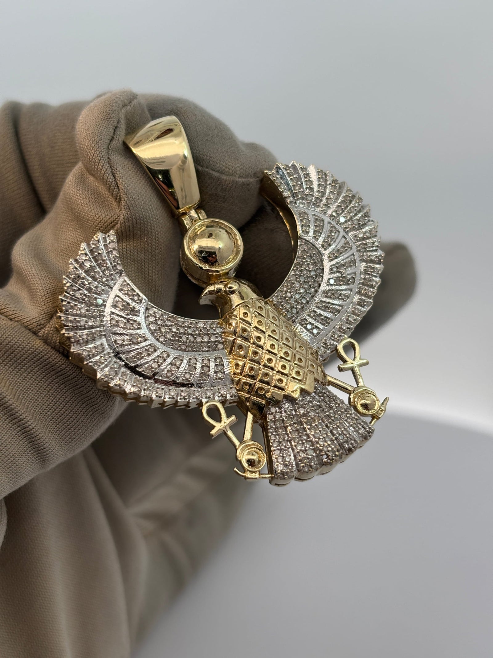 Bijoux Seconde Main | Remise à Neuf Pendentif Horus Diamant