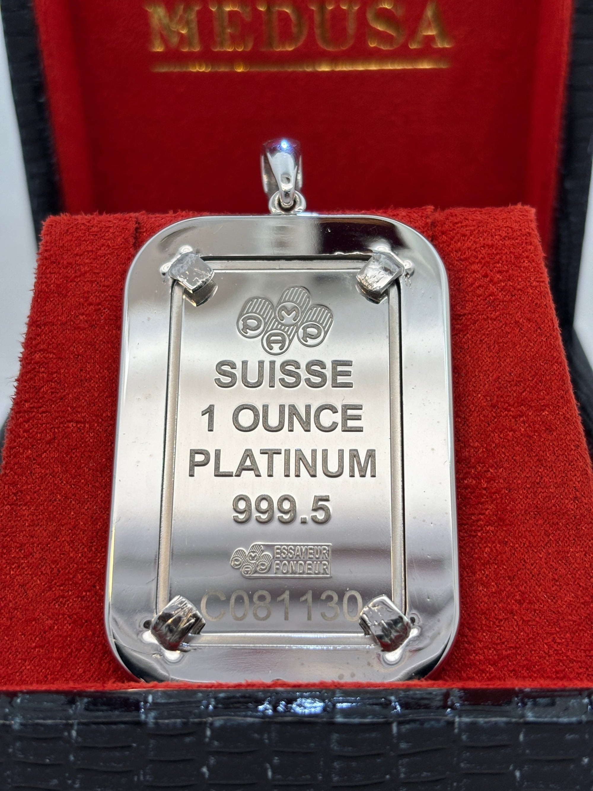 Bijoux Liquidation | Neuf Pendentif PAMP Platine