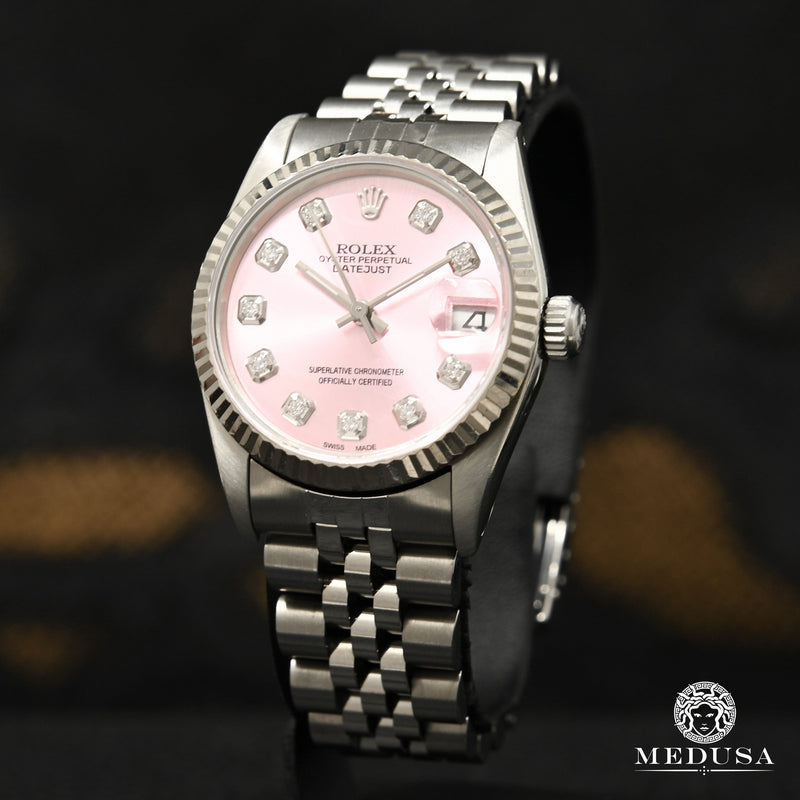 Pink Diamond Dial Rolex Datejust 31 Diamant Rolex Watch Rolex Datejust 31mm Pink Stainless Women's Watch