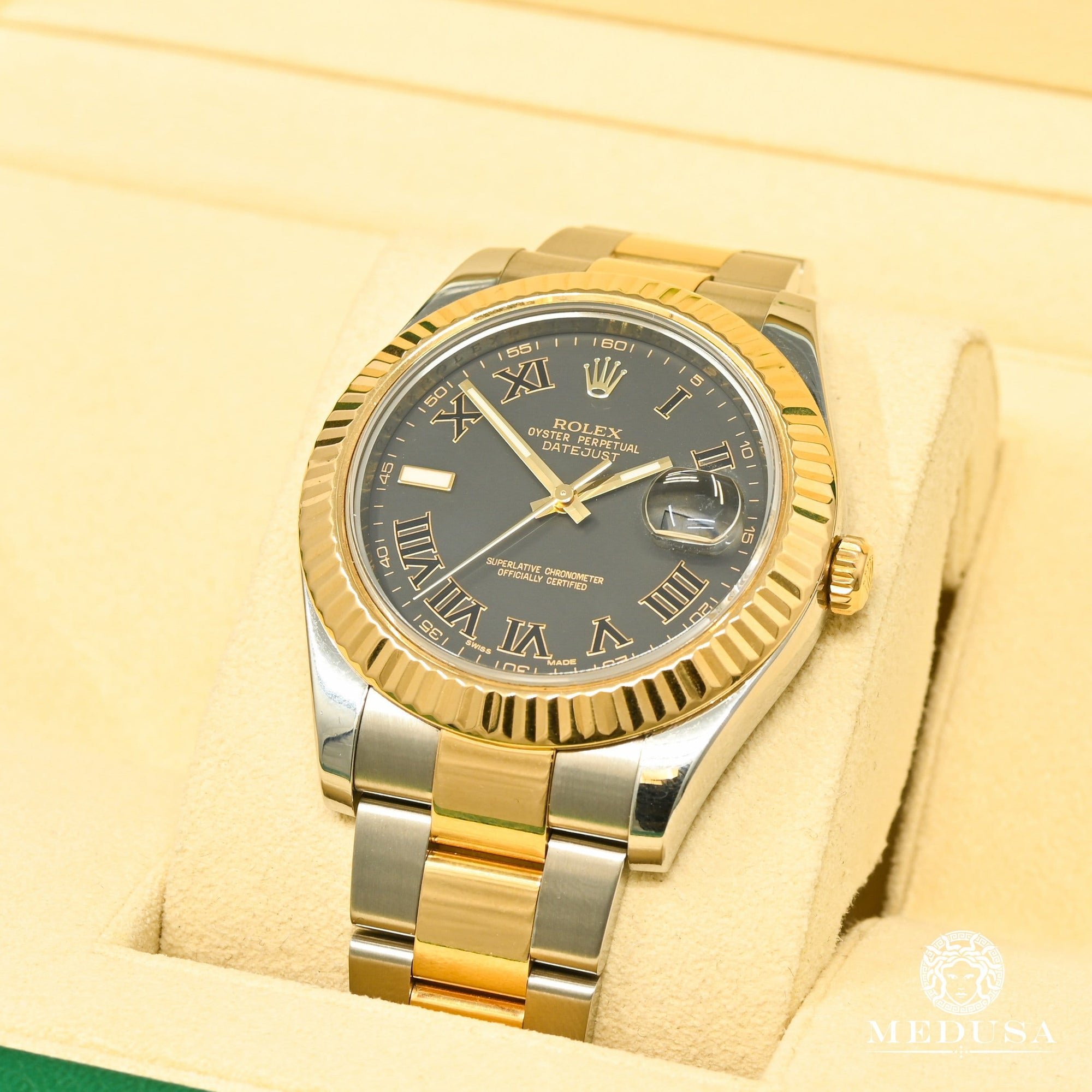 Montre Rolex | Montre Homme Rolex Datejust 41mm - Oyster 2-Tons Or 2 Tons