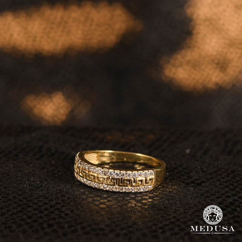 Bague en Or 10K | Bague Femme Slim F7