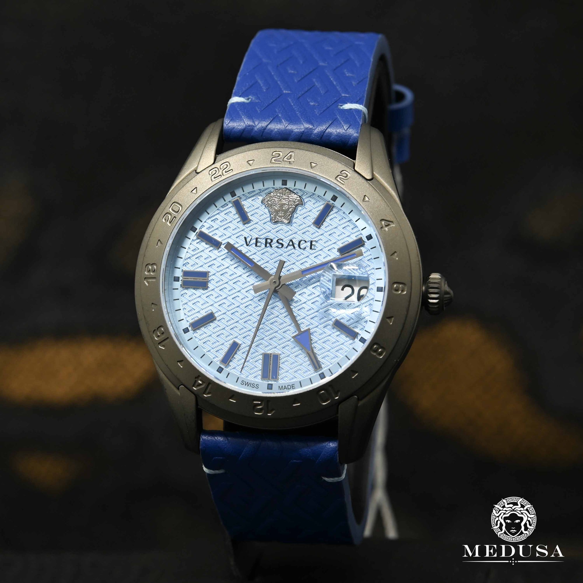 Versace Greca Time GMT - VE7C00423