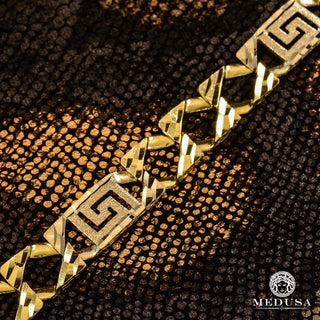 10.5mm Bracelet Gianni M8 - 8'' / Or Jaune