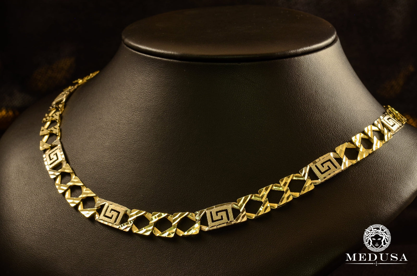 10K Gold Chain | Curb Chain 10.5mm Gianni M8