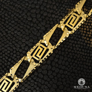 11mm Gianni M500 Bracelet  - 8'' / Yellow Gold