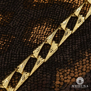 Correa de malla de 12 mm M425 - 8'' / Oro amarillo