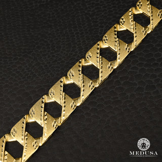 16mm Meshy M-CBE Bracelet  - 7'' / Yellow Gold