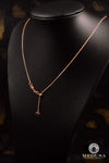 10K Gold Chain | Chain 1mm Wheat Adjustable 22&#39;&#39; / Rose Gold