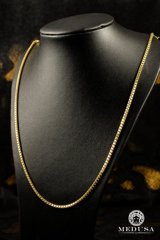 2mm Venetian Box  - 18'' / Yellow Gold