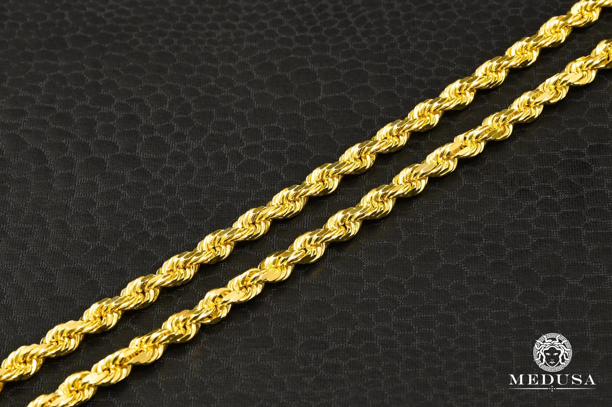 10K Gold Chain | 3.5mm chain Rope Solid